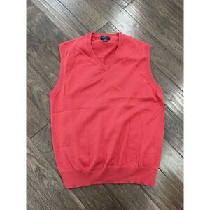 Brooks Brothers Supima Cotton Sweater Vest Men's Large Preppy Academia Modern